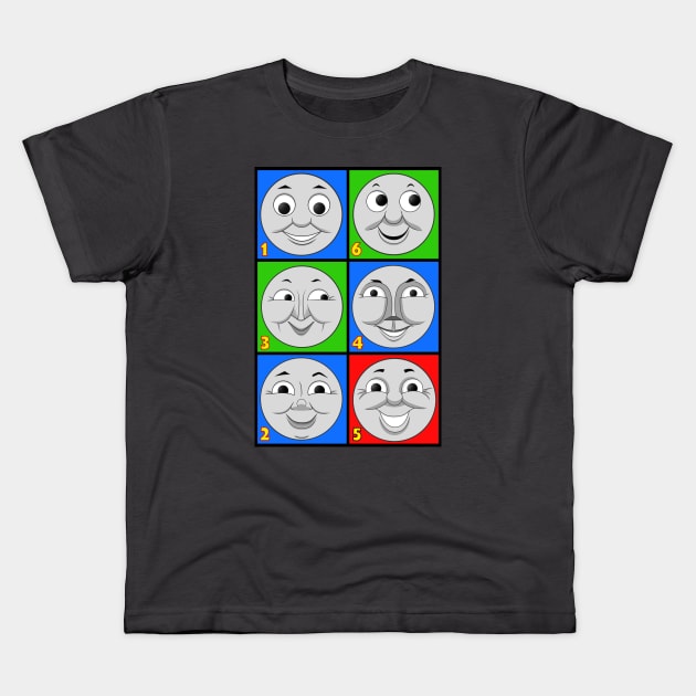 The Original Steam Team (Numbered) Kids T-Shirt by corzamoon